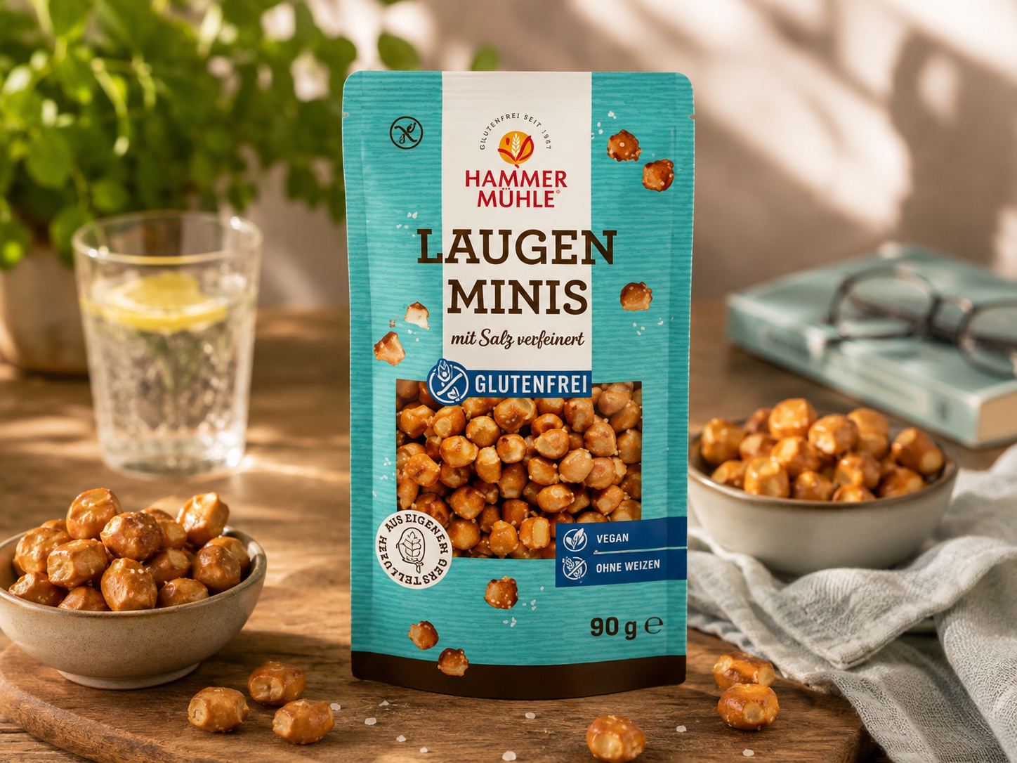 Bezlepkové preclíkové KŘUPKY veganské 90 g - Hammermühle